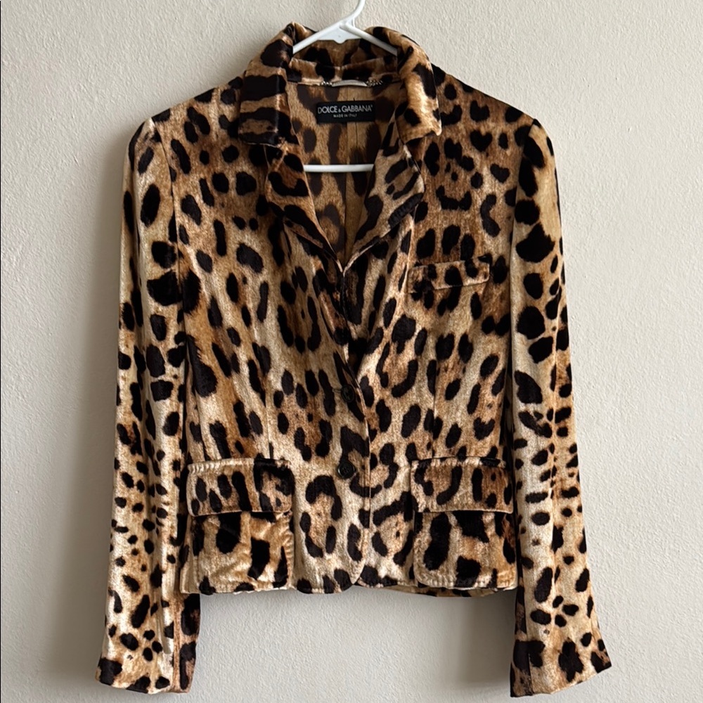 Dolce & Gabbana Brown and Black Blazer